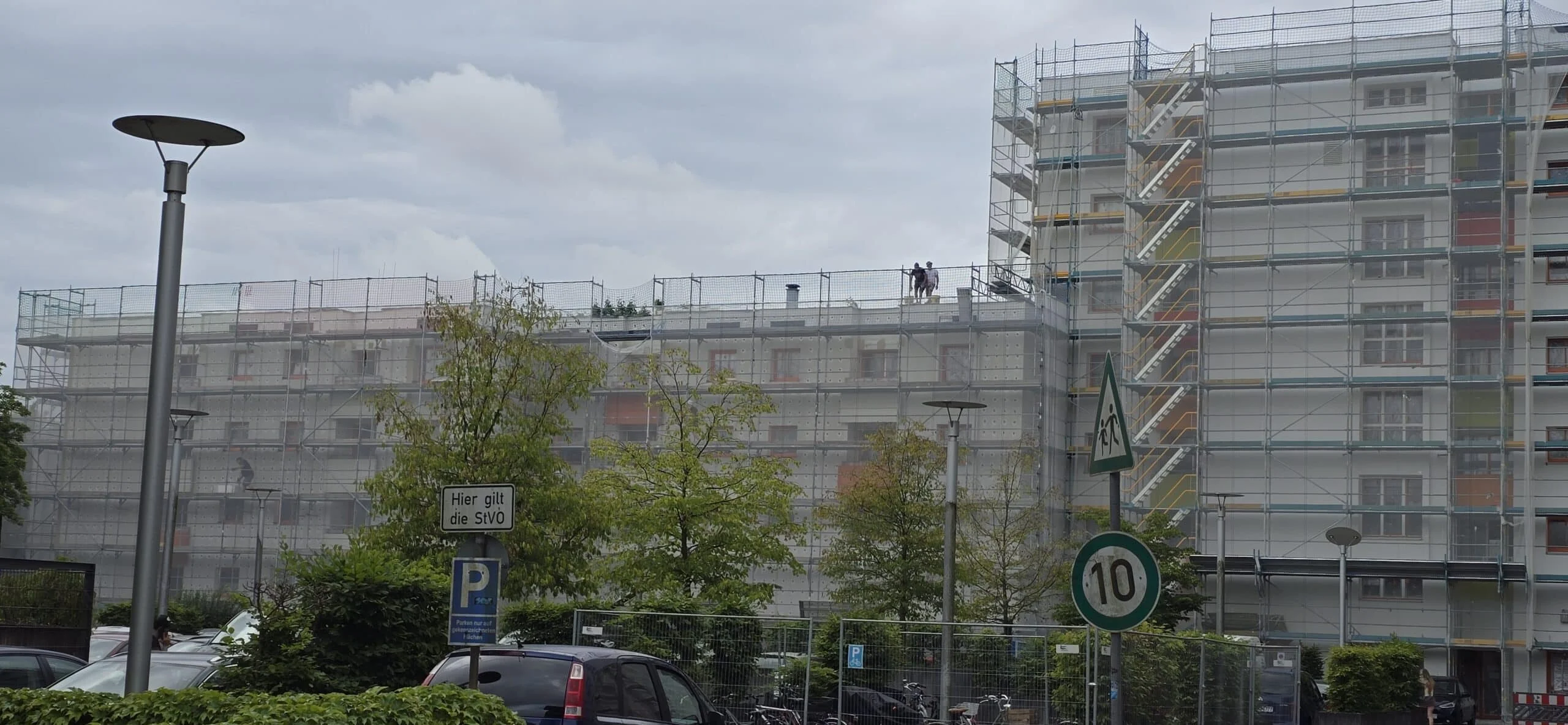 WDVS Baustelle in Hamburg